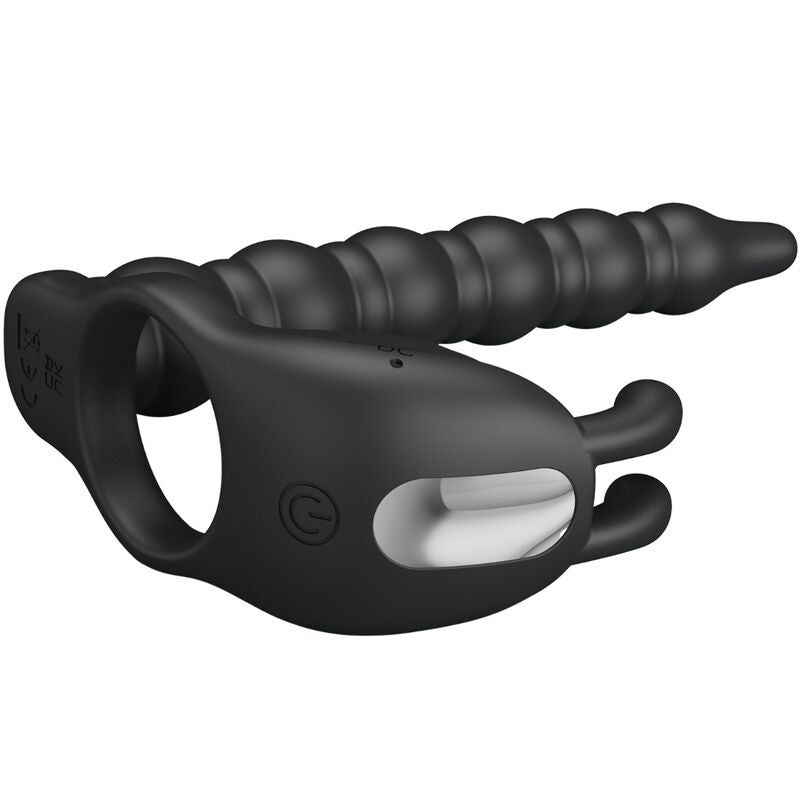 Blackney anneaux pénis avec plug vibrateur