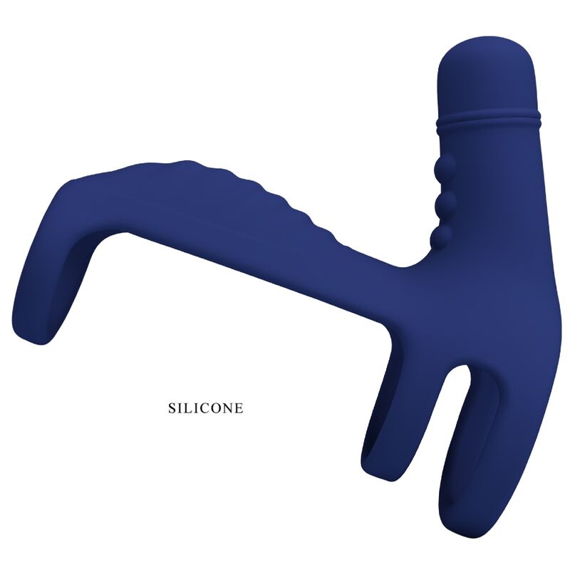 Anneau vibrant elish avec extension bleu