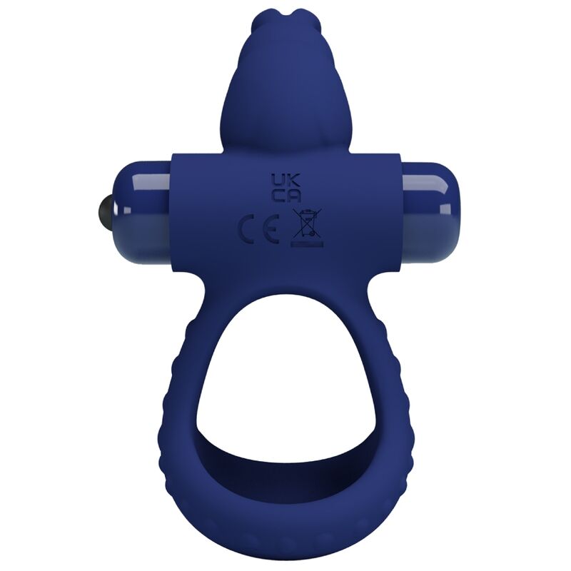 Luchito double anneau vibrant lapin bleu