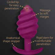 Gplug twist 2 plug anal violet