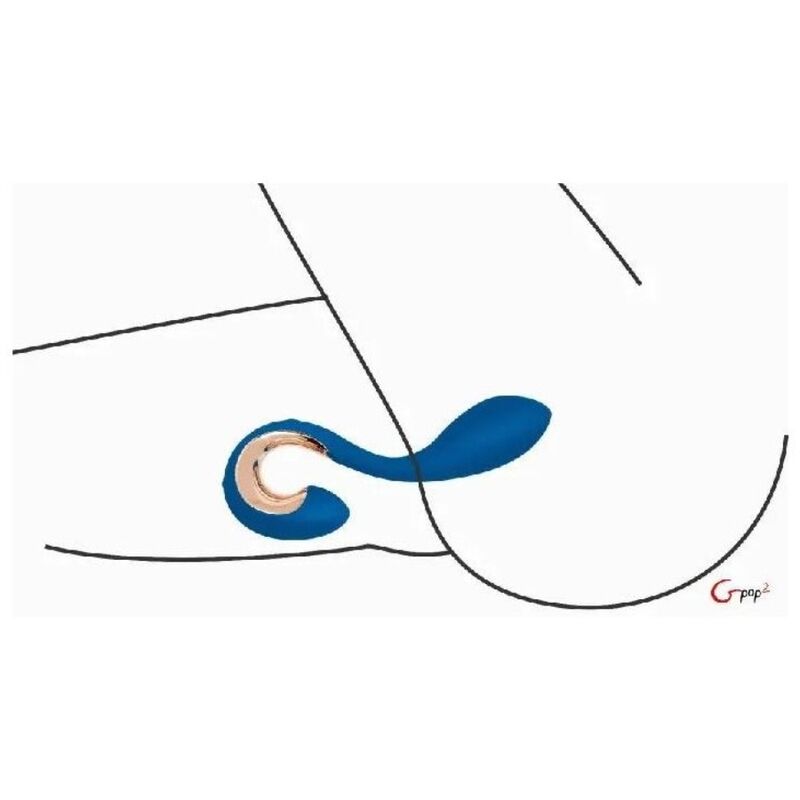 Gpop 2 vibrateur g et p point bleu indigo