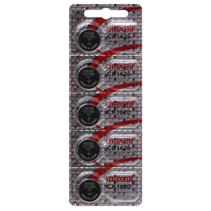 Batterie litio cr1620 3v 5uds