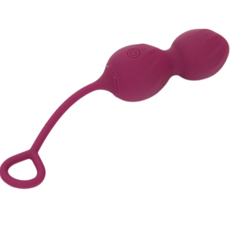 Blossoms haltère vaginale vibration télécommande 10 vibrations rouge foncé