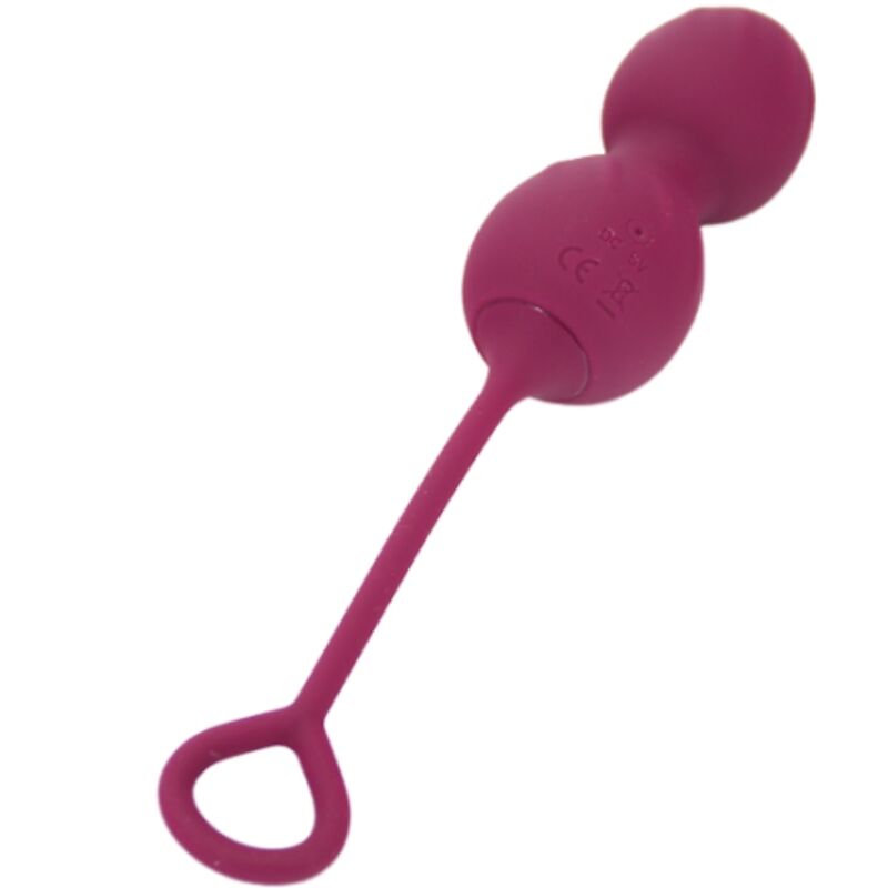 Blossoms haltère vaginale vibration télécommande 10 vibrations rouge foncé