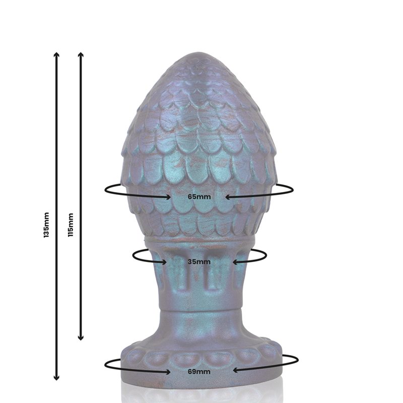 Vrakos plug anal oeuf de dragon taille l