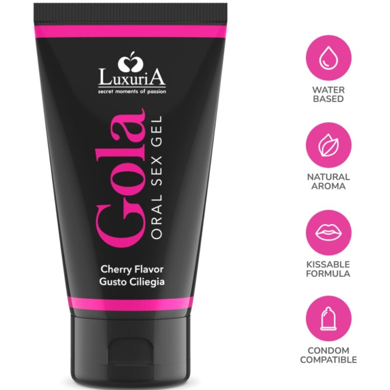 Gel sexuel oral saveur cerise 50 ml