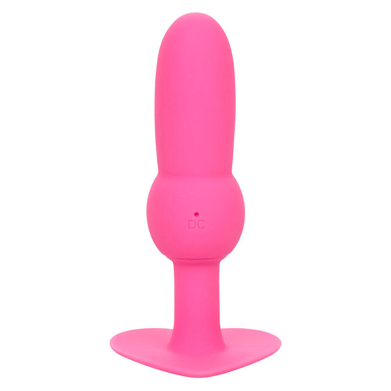 First time sonde anal plug perlée 10 vibrations rose