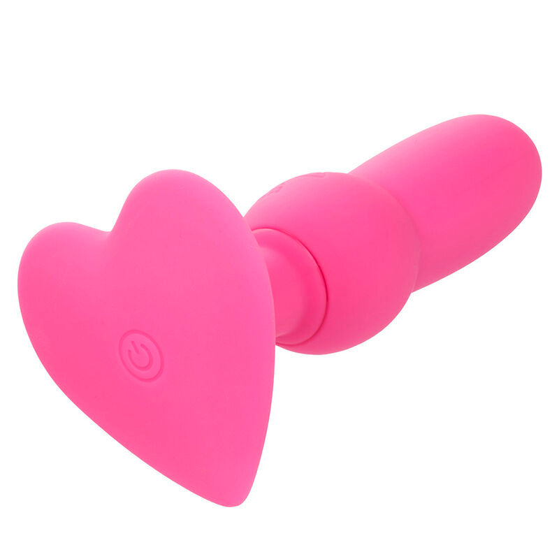 First time sonde anal plug perlée 10 vibrations rose