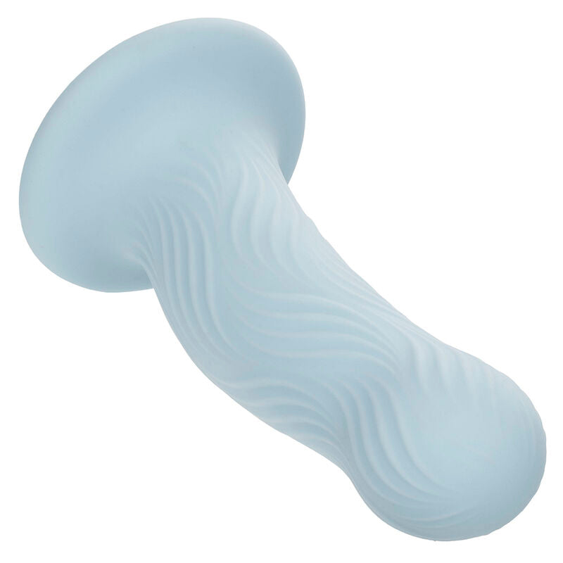 Wave rider plug anal en mousse bleu
