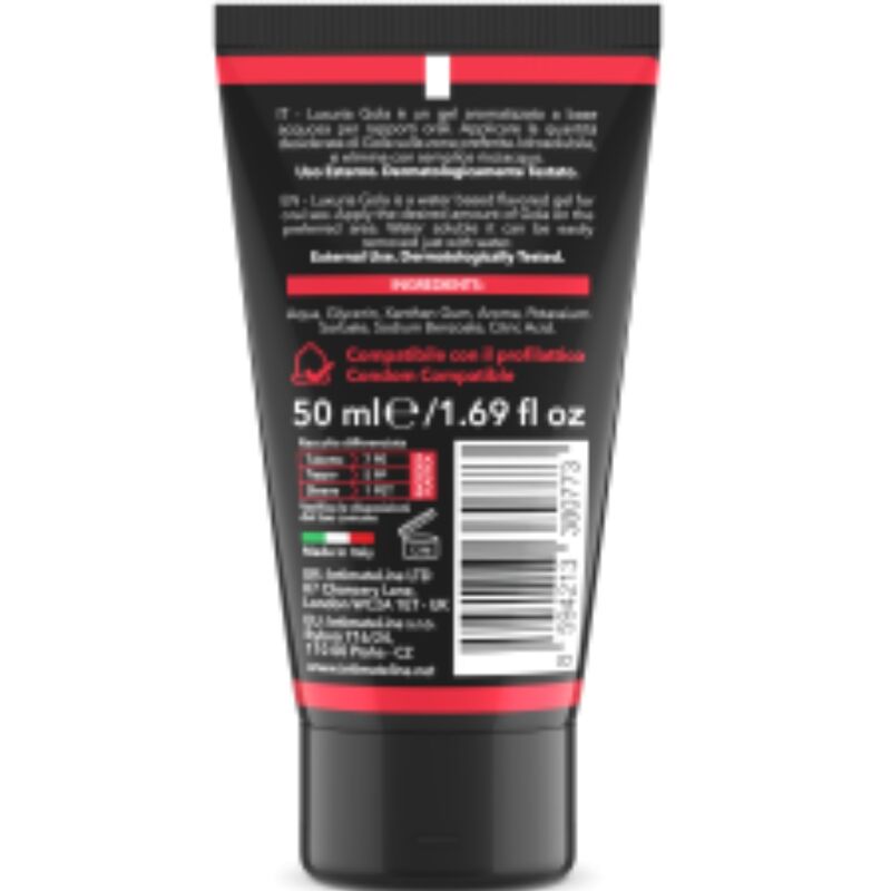 Gel sexuel oral saveur fraise 50 ml