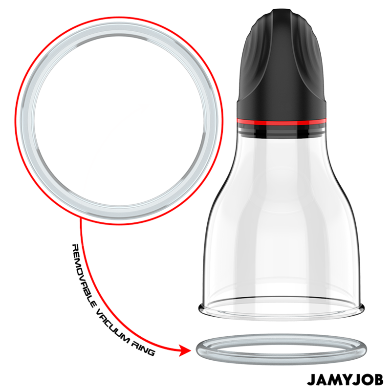 JAMYJOB - XPAND LITE POMPE À TESTICULES AUTOMATIQUE 3 NIVEAUX D'ONDES STIMULANTES GRIS