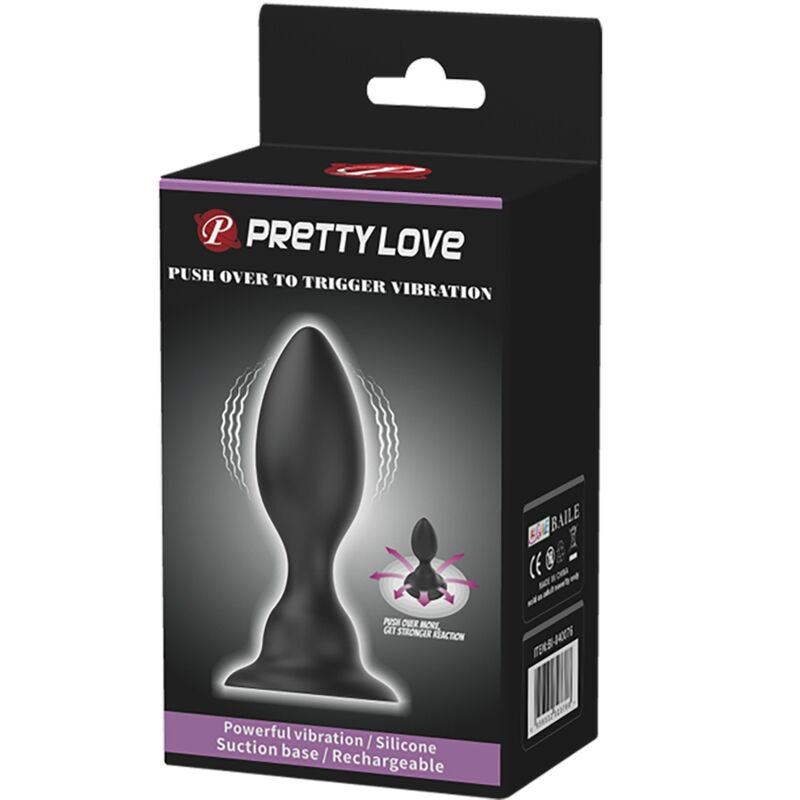 Plug anal vibrant noir