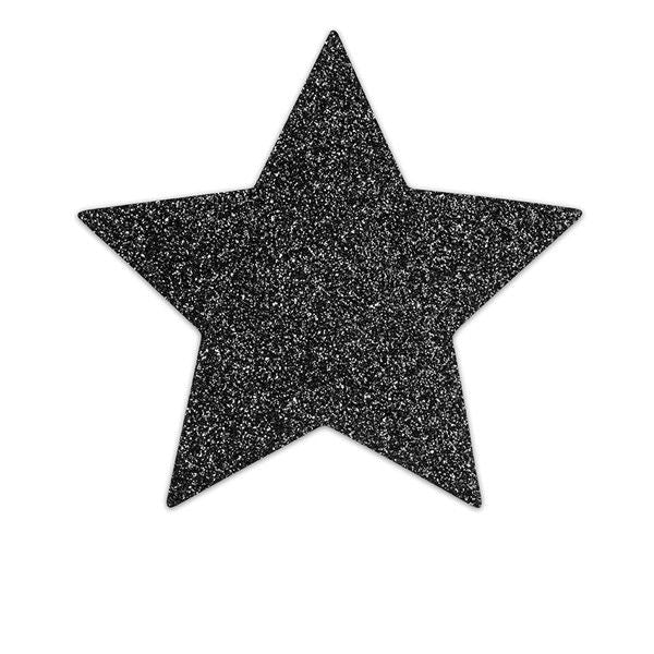 Indiscrets capuchons de tamelon noir star flash
