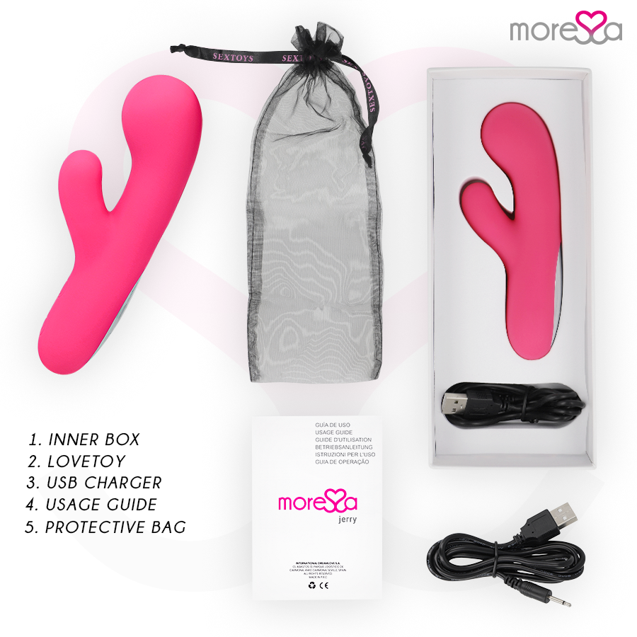MORESSA - JERRY RECHARGEABLE EN SILICONE PREMIUM