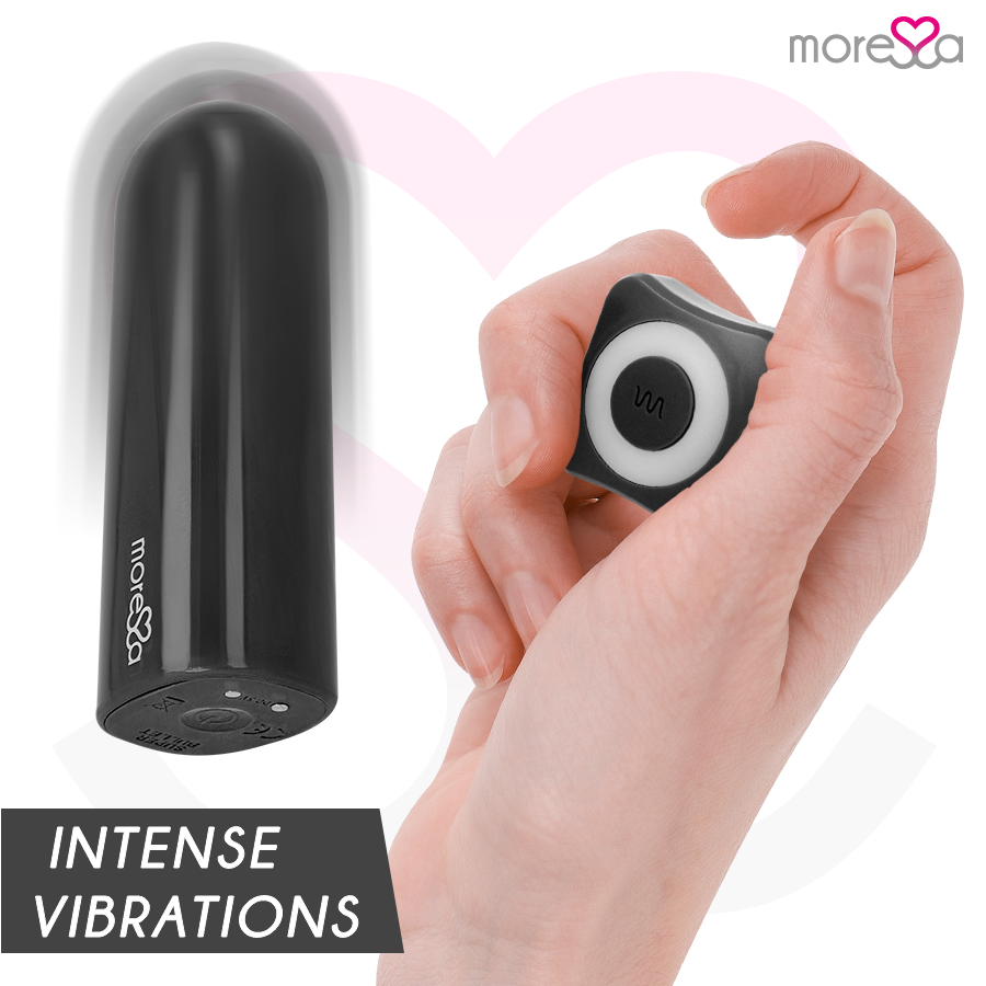 MORESSA - NIX VIBRATEUR TÉLÉCOMMANDE NOIR