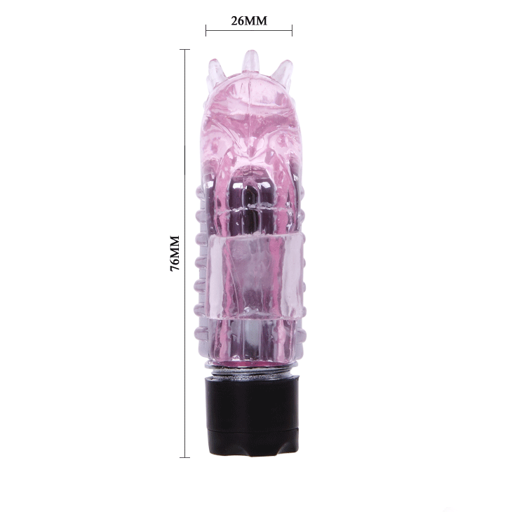 Mini vibrateur  doigts en silicone