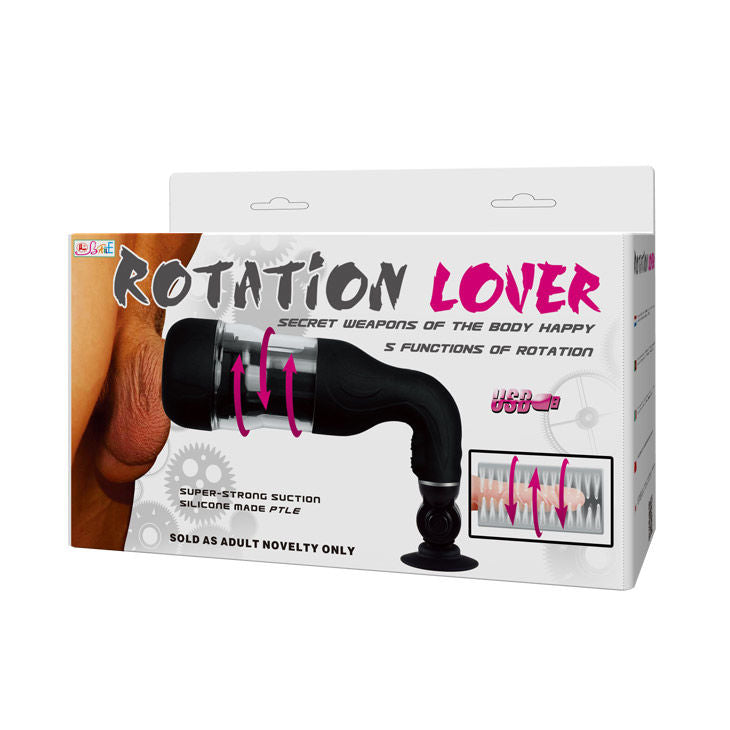Masturbateur automatique rotation lover avec support