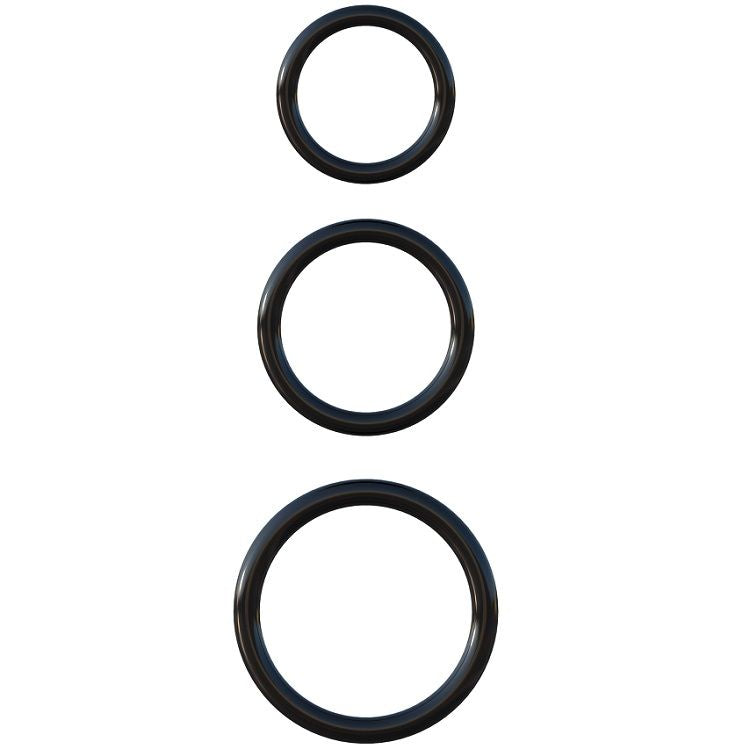 Silicone 3 anneaux stamina set