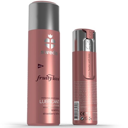 Fruity love lubrifiant vin mousseux fraise 100 ml