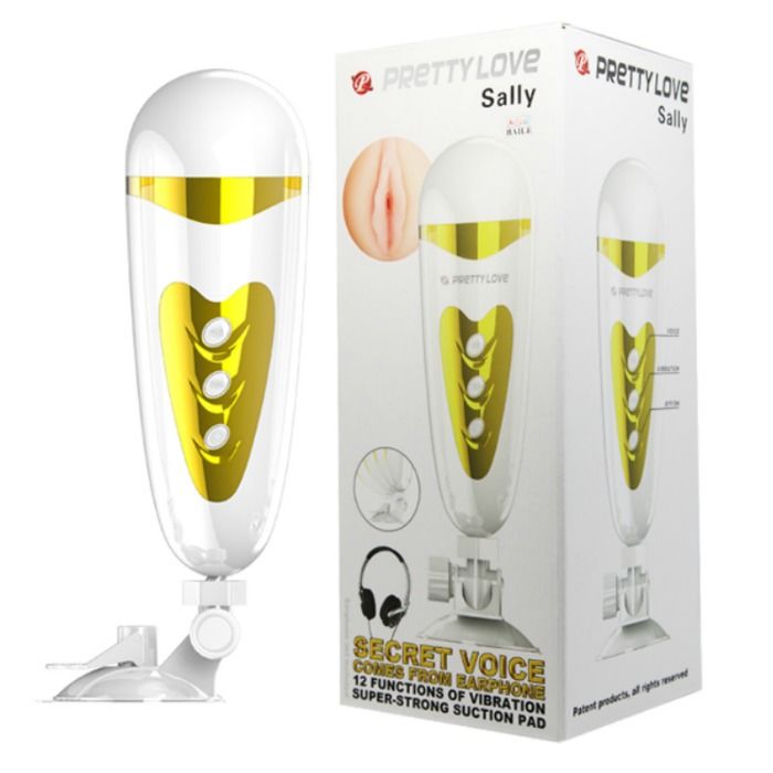 Masturbateur masculin avec vibration et son sally