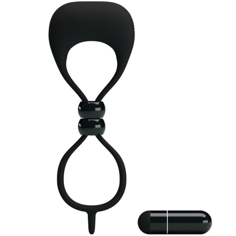 Double anneau pour pénis et testicules