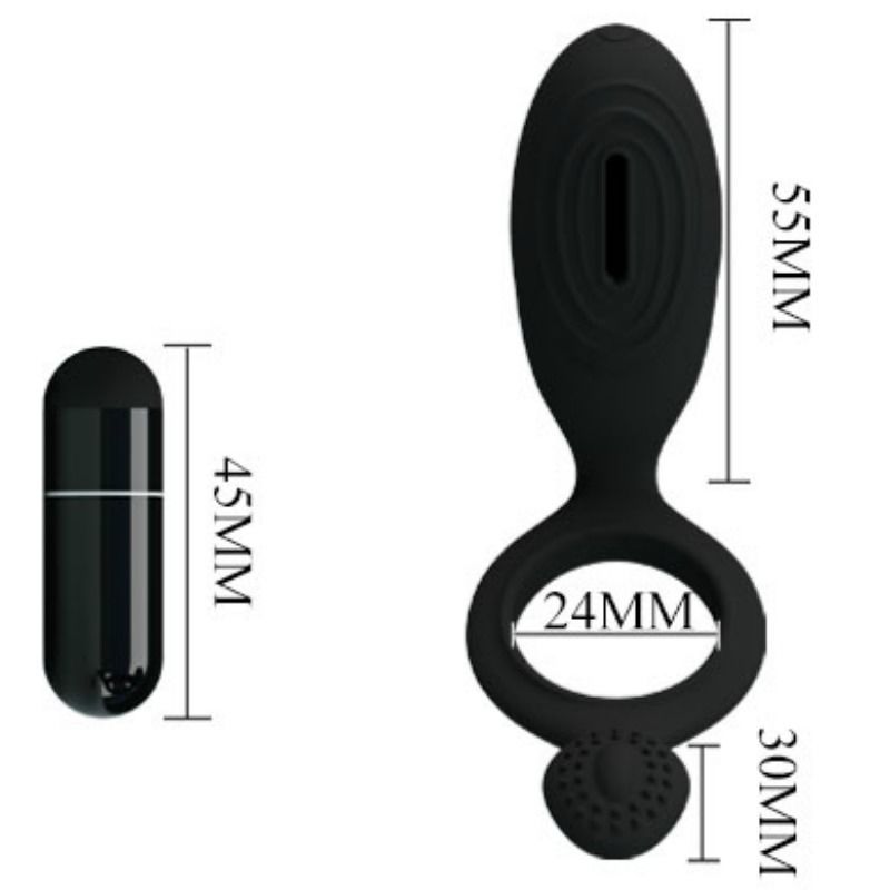 Ethel anneau vibrant avec stimulateur