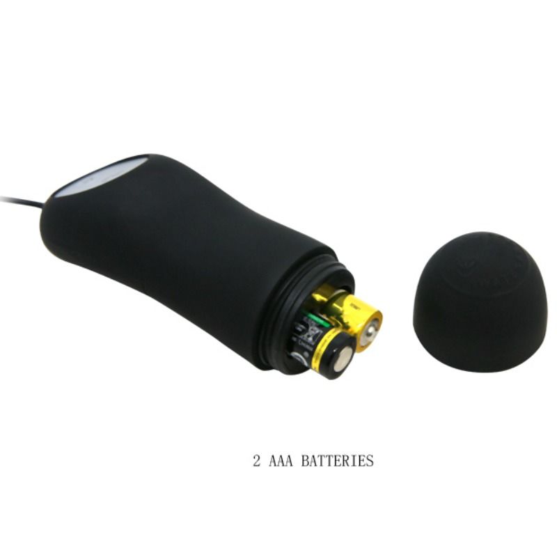Plug anal en silicone 12 modes de vibration noir