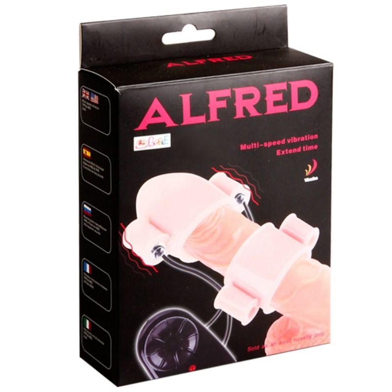 Couvrevibrateur  pénis alfred avec contrôle