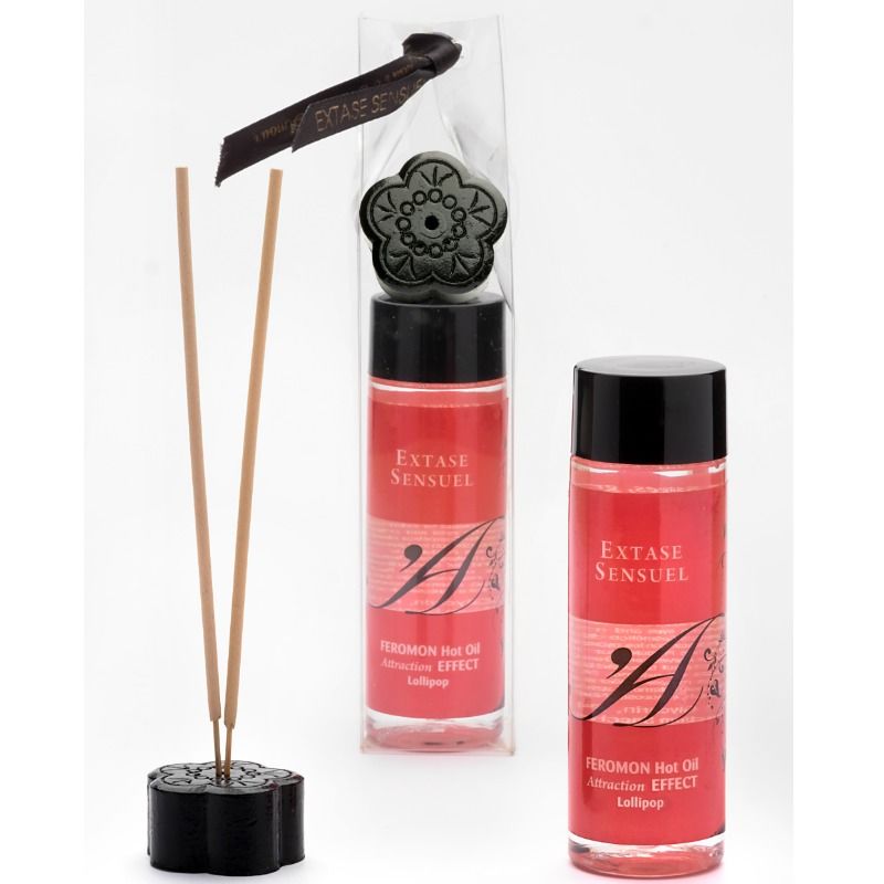 Huile de massage effet thermique aux phéromones pirulet 100 ml