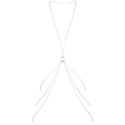 Magnifique chaînes métalliques pour le corps 8 argent