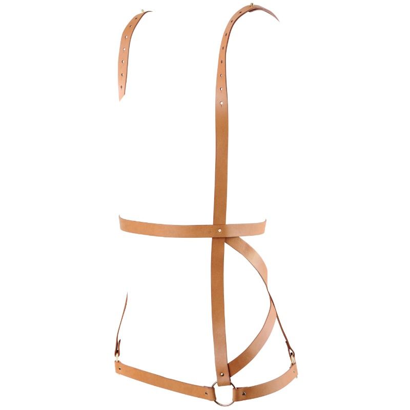 Indiscrets maze harnais forme robe marron