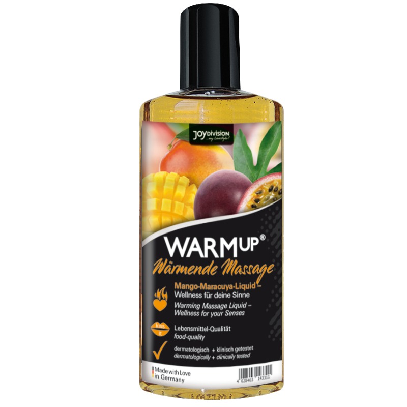 Huile de massage warmup mangue et maracuya 150 ml