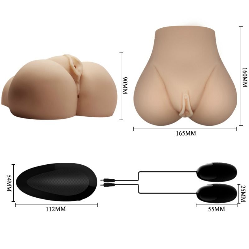 Vagin et anus réalistes avec position de vibration 7