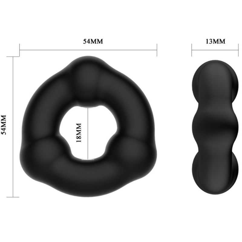 Bague en silicone super doux avec nodules