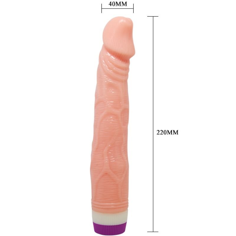 Vibrateur naturel réaliste 22 cm