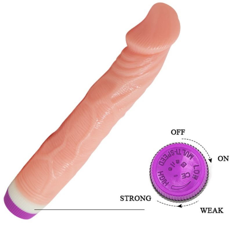 Vibrateur naturel réaliste 22 cm