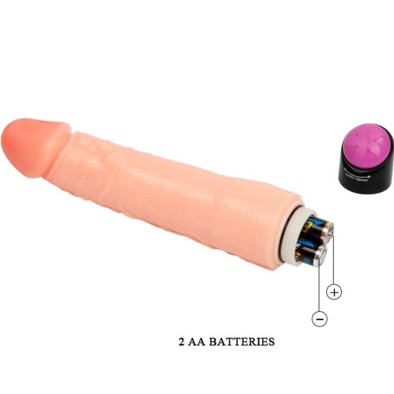 Vibrateur réaliste flexible 25 cm