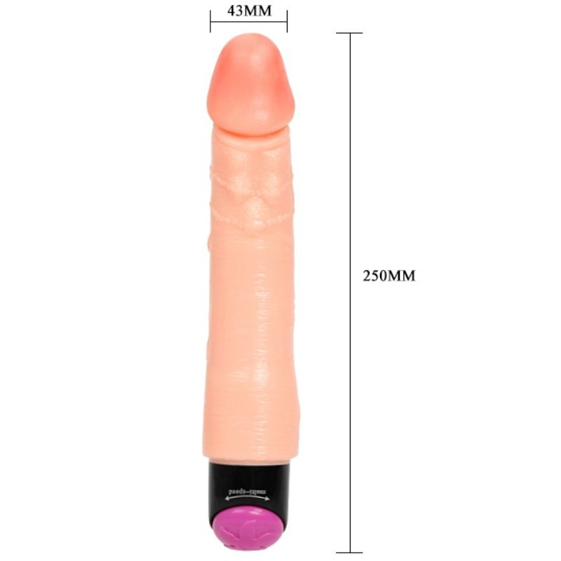 Vibrateur réaliste flexible 25 cm