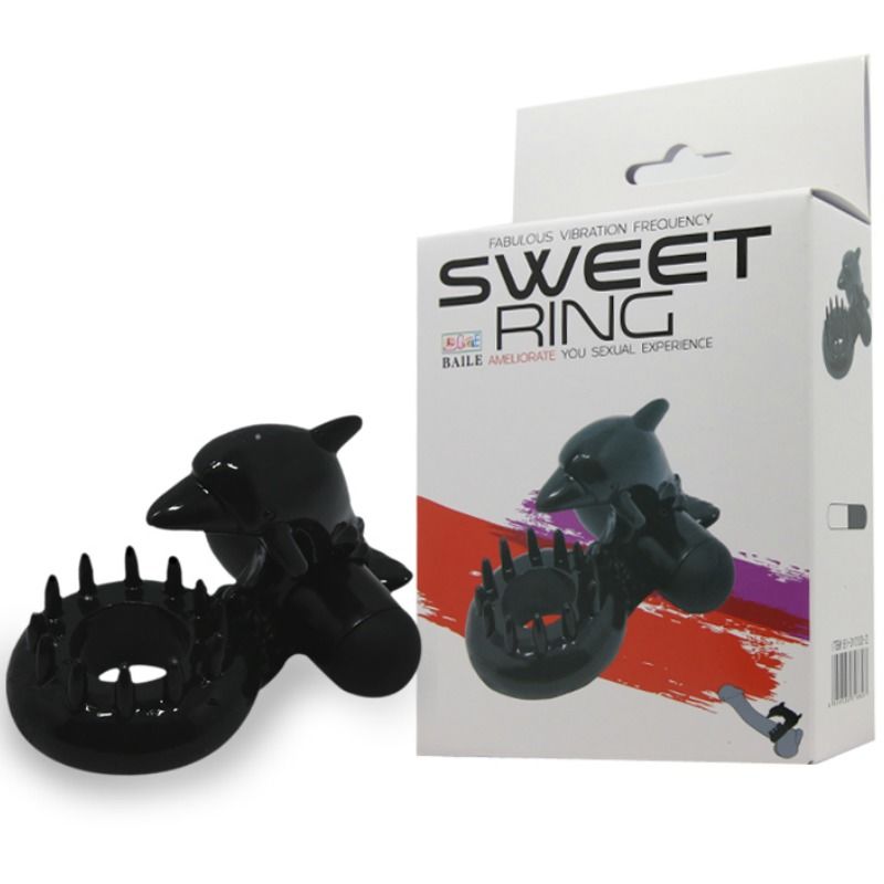 Anneau sweet anneau avec stimulateur de clitoris delfin