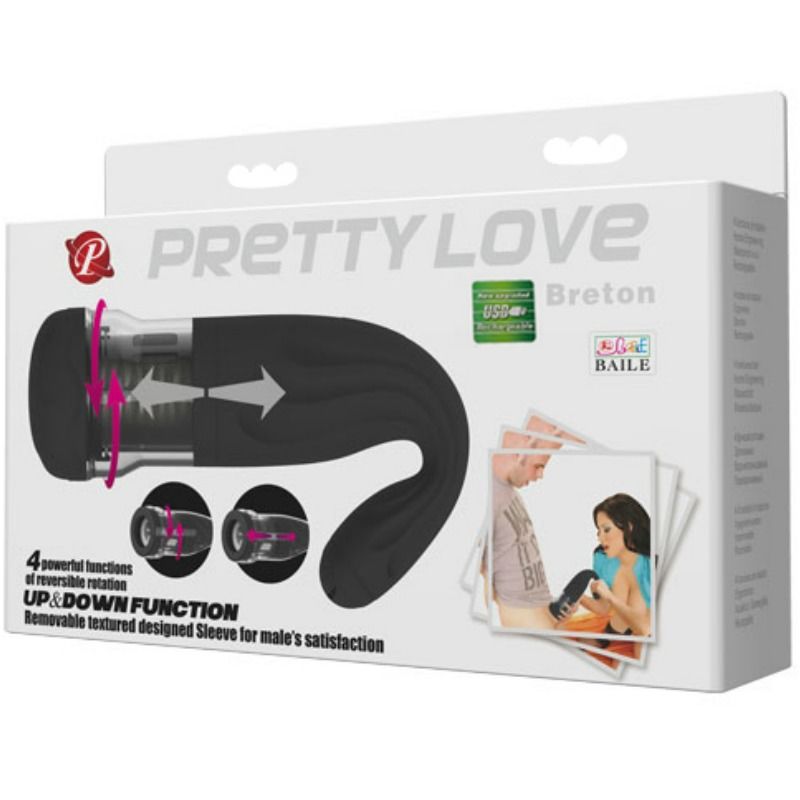 Masturbateur rechargeable multifonction breton