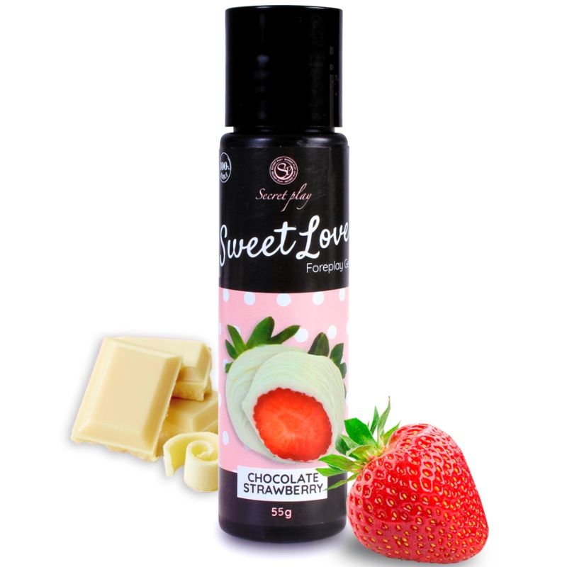 Gel sweet love fraise et chocolat blanc 60 ml