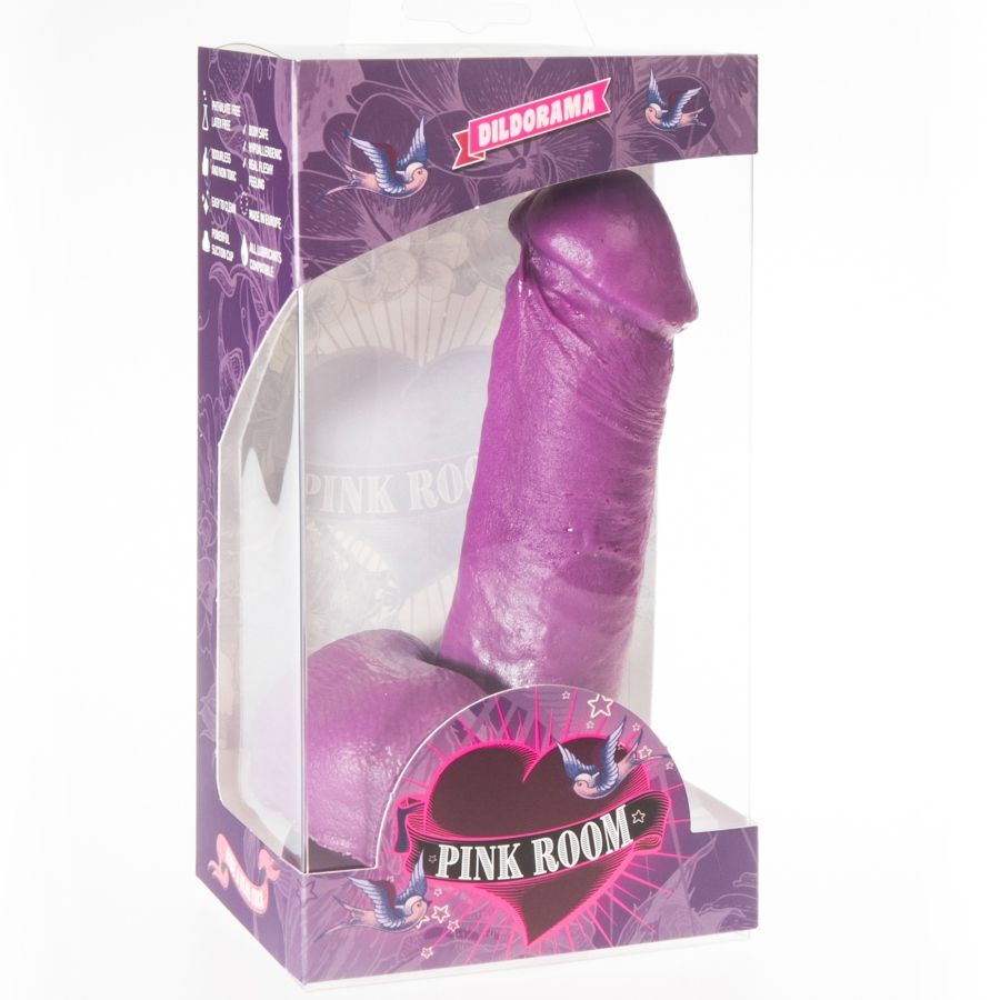Gode réaliste nao violet 16 cm