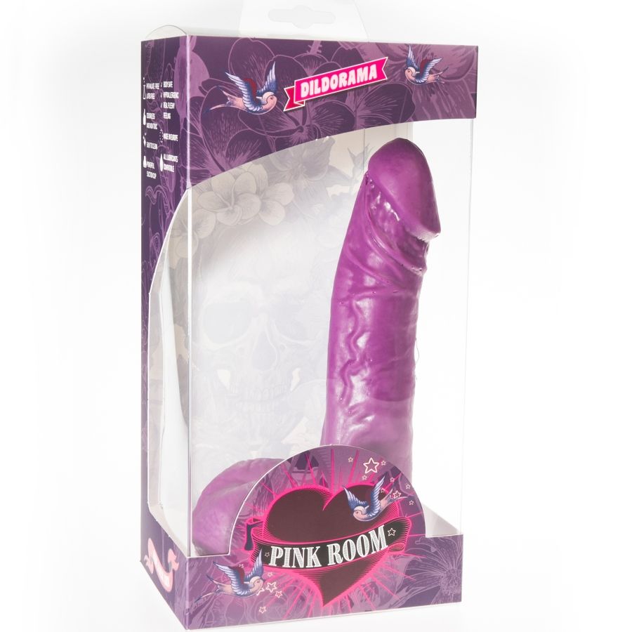 Eban gode réaliste violet 19 cm