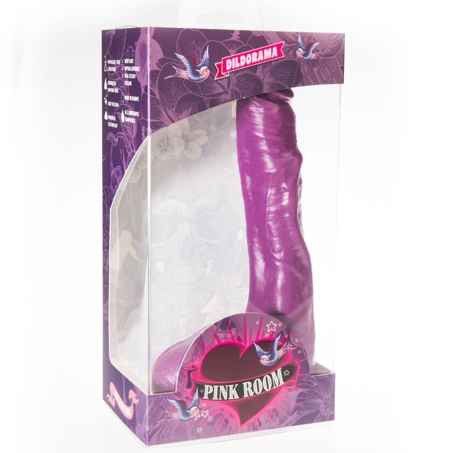 Nilo gode réaliste violet 23 cm
