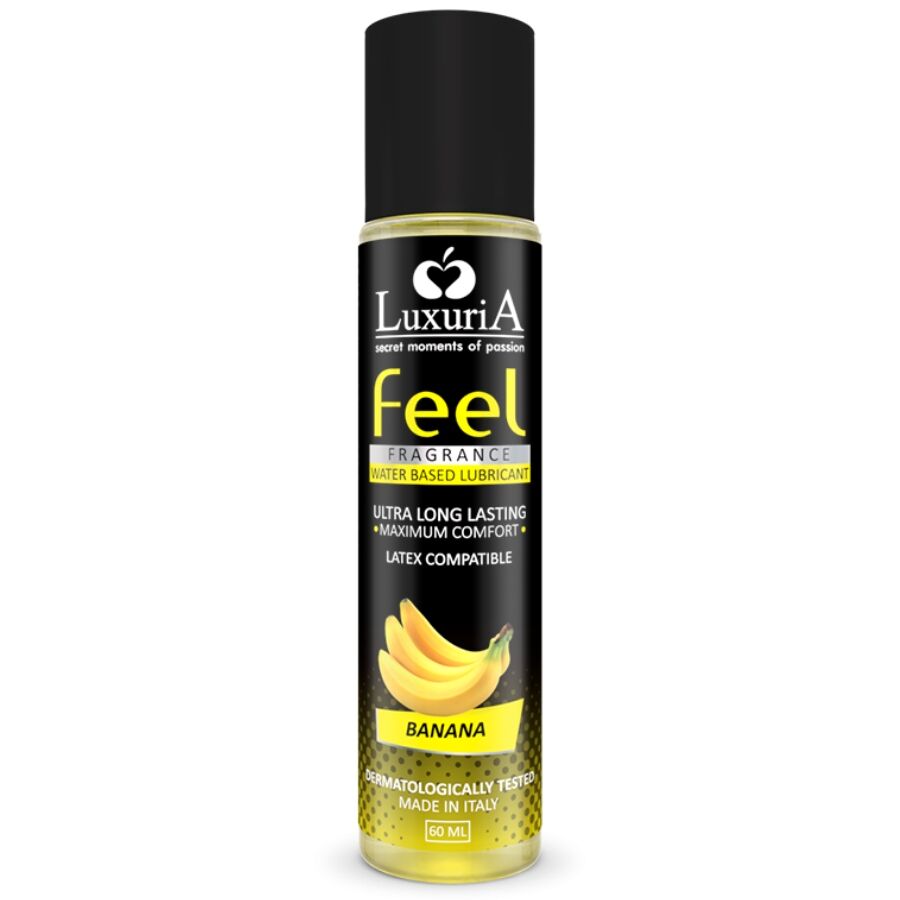 Luxuria lubrifiant base d'eau feel banane 60 ml