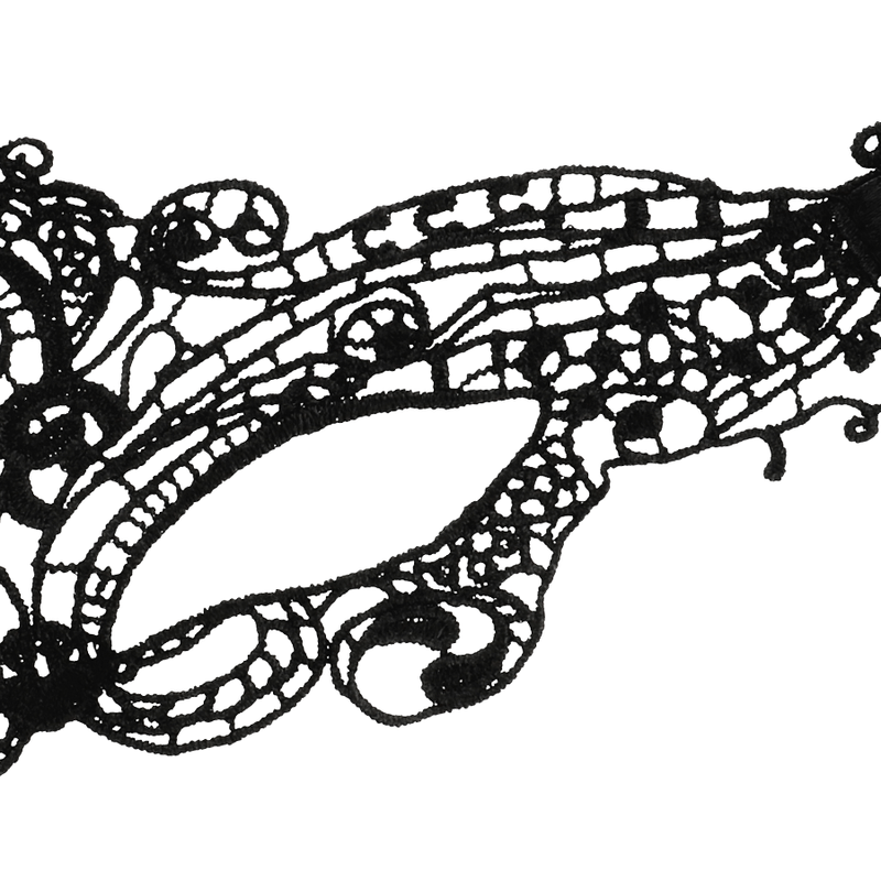 Masque fine dentelle noire