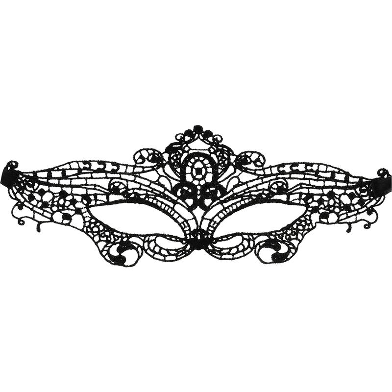 Masque fine dentelle noire