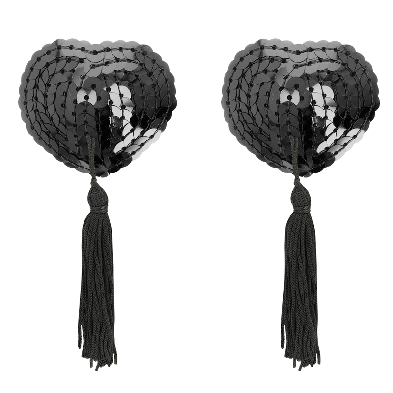 Cache-malins  paillettes noires