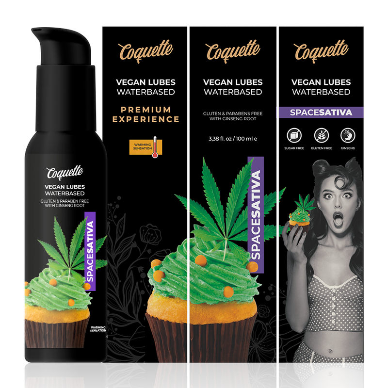 Lubrifiant vegan space sativa premium experience 100 ml