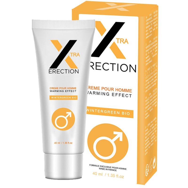 X erection crème dérection effet chaleur 40 ml